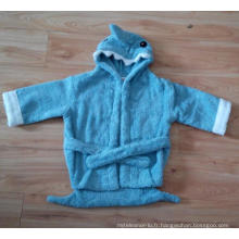 (BC-KB1004) Hot-Sell 100% coton Terry Kids Cute Bathrobe